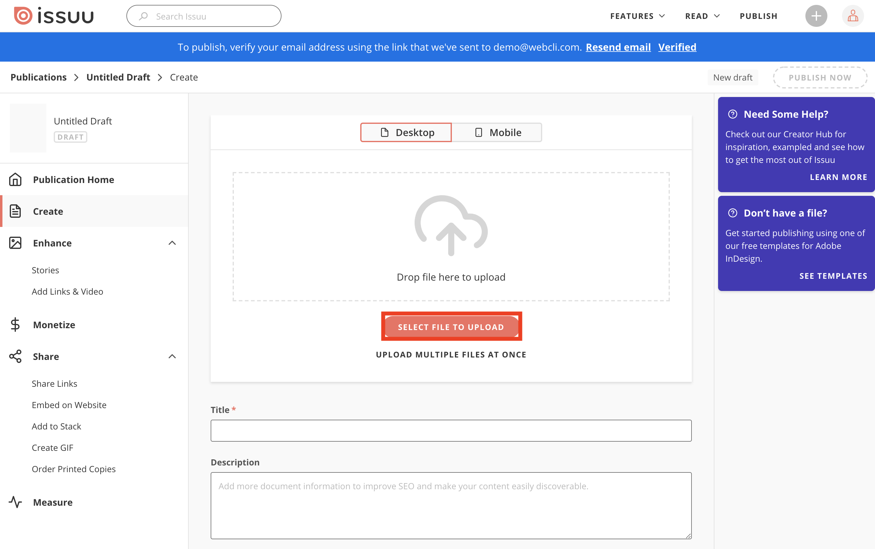 Pdfからすぐに電子カタログが作成できる Issuu の使い方